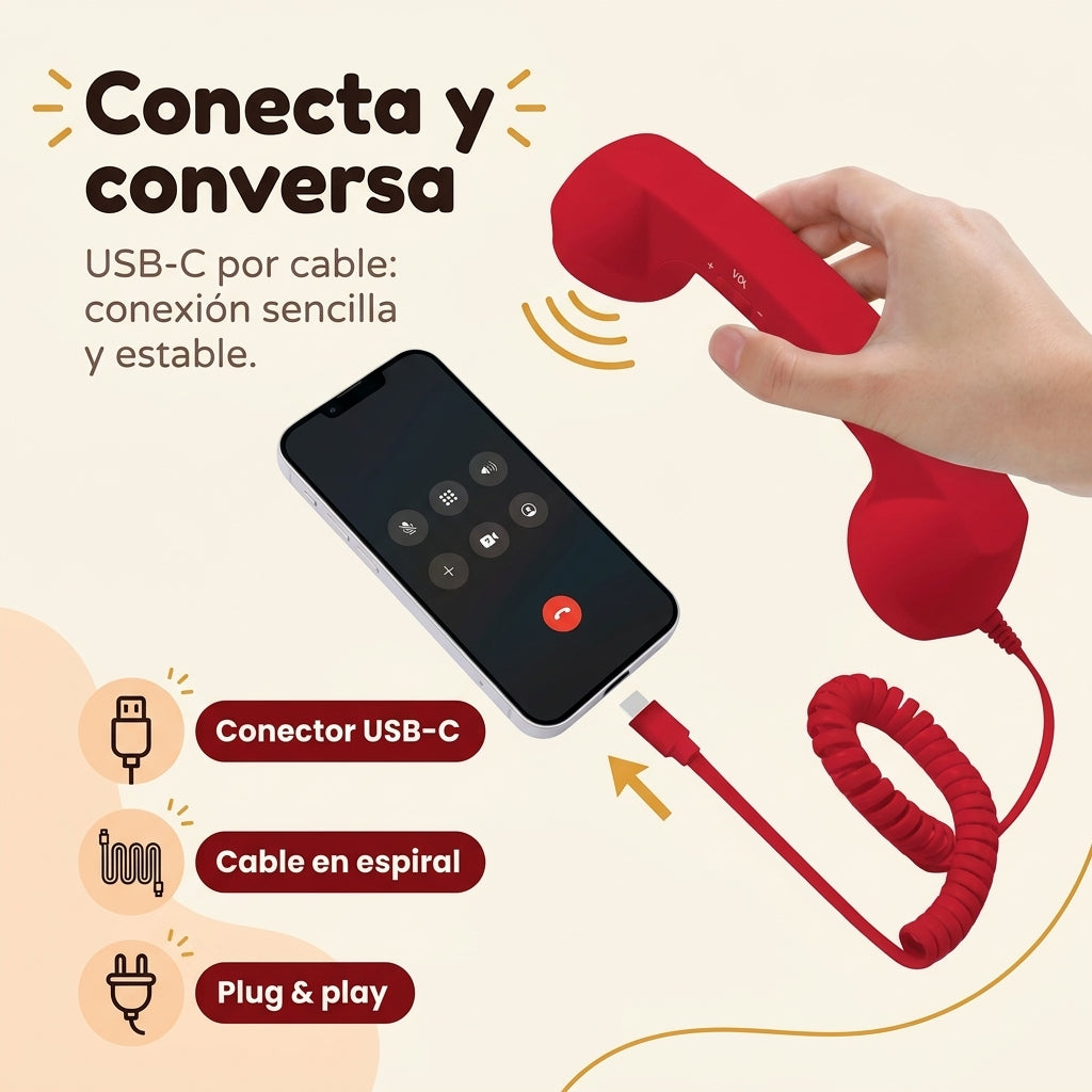Telefono Retro Para Celular